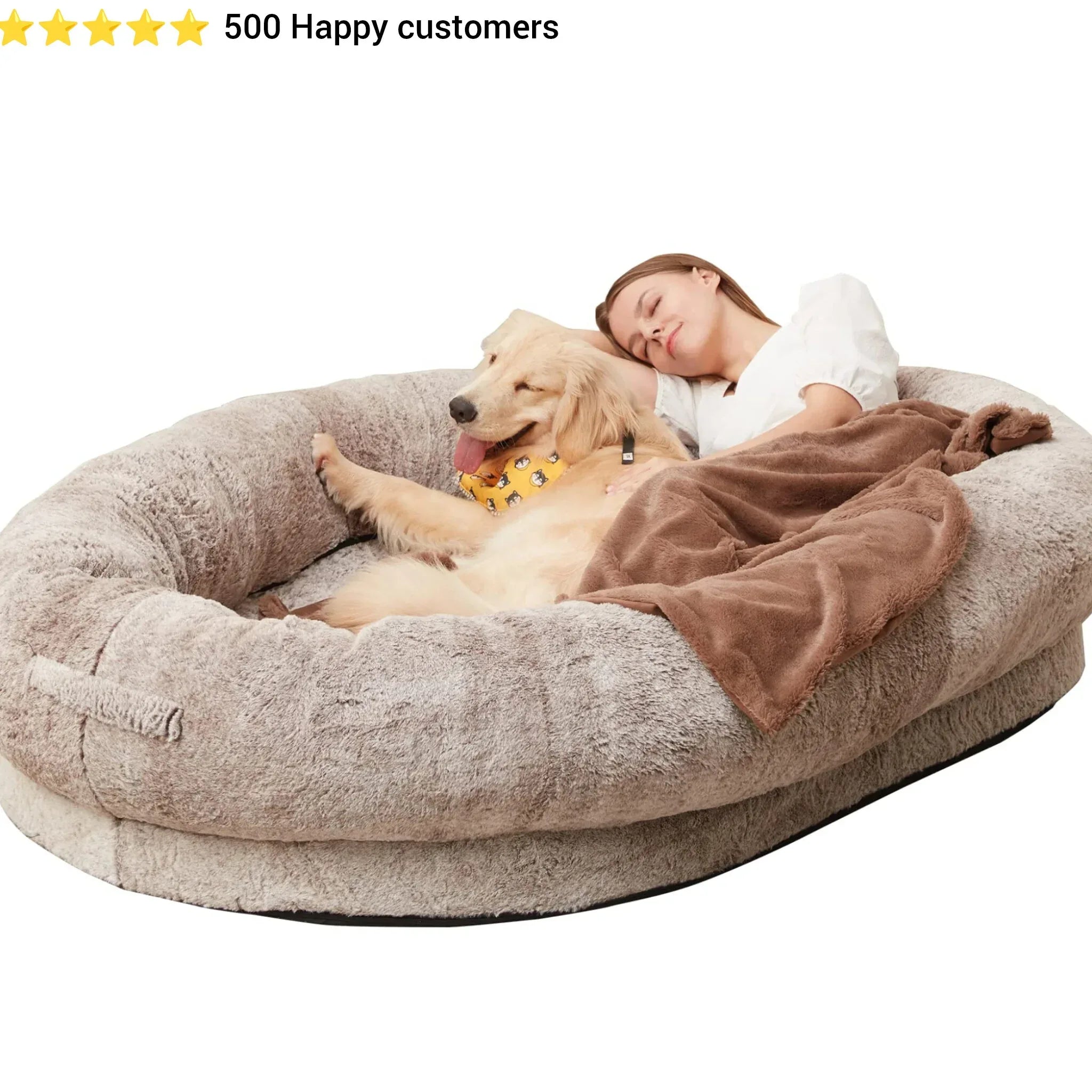 Human size pet bed