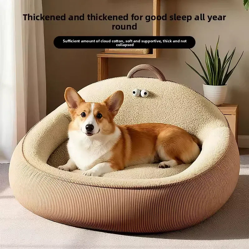 Dog kennel all-season pet small dog Teddy Pomeranian warm sleeping dog bed removable cat litter pet bed dog beds