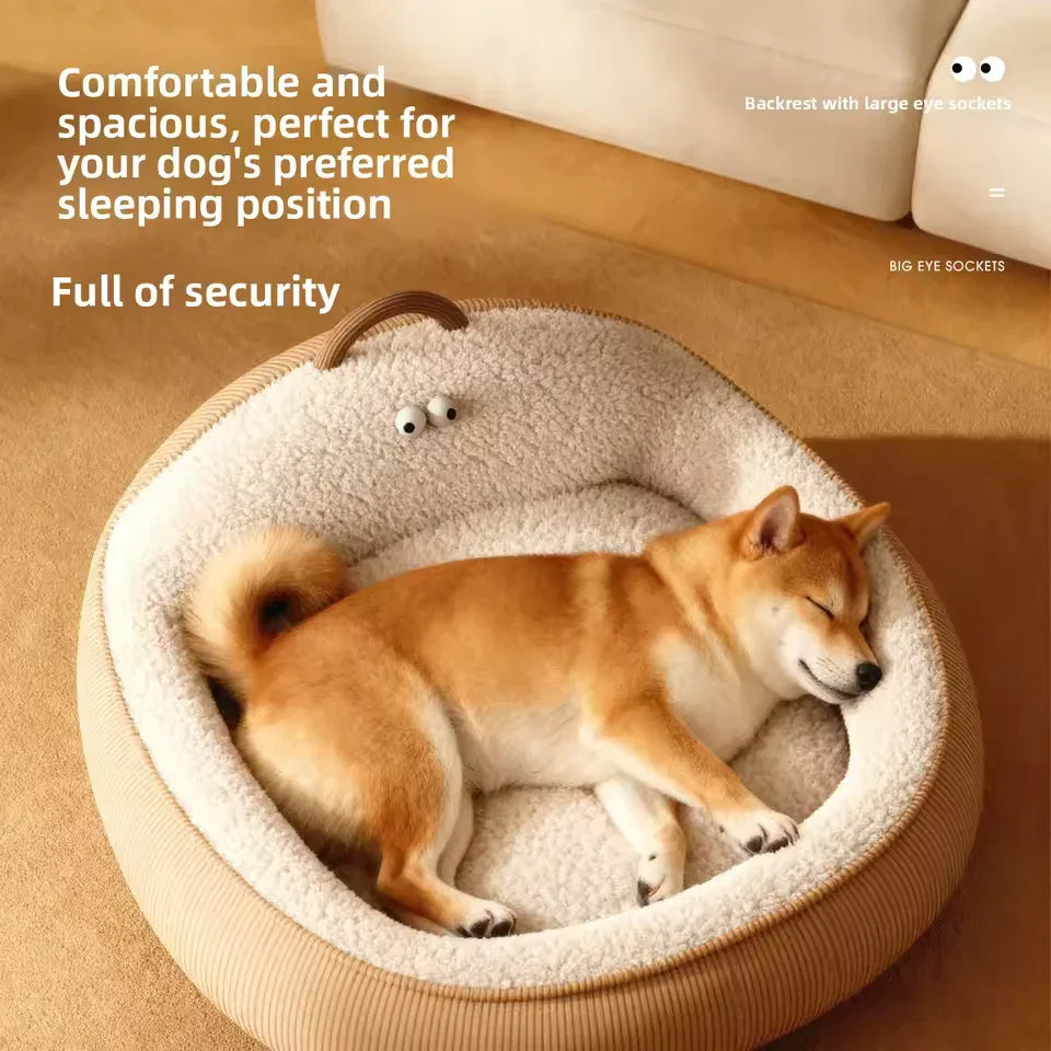 Dog kennel all-season pet small dog Teddy Pomeranian warm sleeping dog bed removable cat litter pet bed dog beds - Daildeal